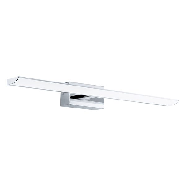 LED-Spiegelleuchte Tabiano - Kunststoff / Stahl - 1-flammig - Chrom - Breite: 61 cm