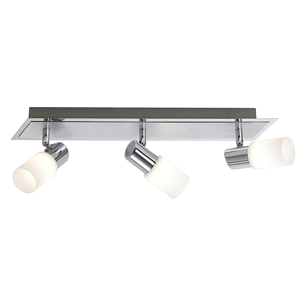 LED-Strahler - Metall - Aluminium - 3-flammig
