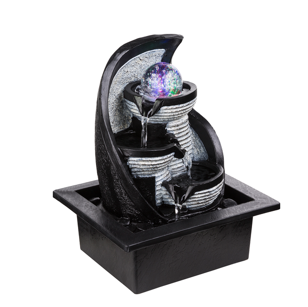 LED-Zierbrunnen Alberto III - Kunststoff - 4-flammig