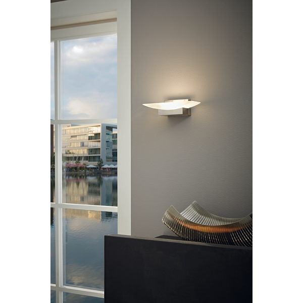 LED-Wandleuchte Metrass I - Kunststoff / Aluminium - 1-flammig - Weiß