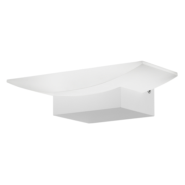LED-Wandleuchte Metrass I - Kunststoff / Aluminium - 1-flammig - Weiß