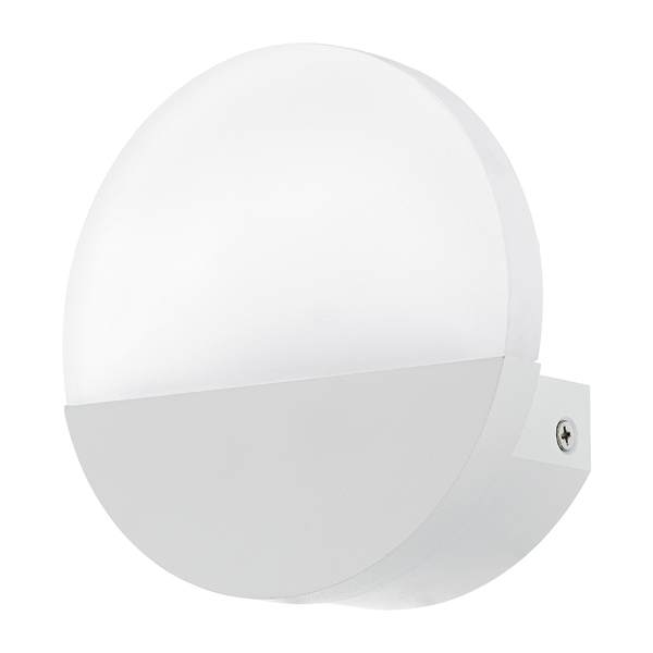 LED-Wandleuchte Metrass II - Kunststoff / Aluminium - 1-flammig - Weiß