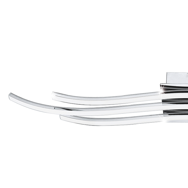 LED-Wandleuchte Roncade - Kunststoff / Aluminium - 3-flammig