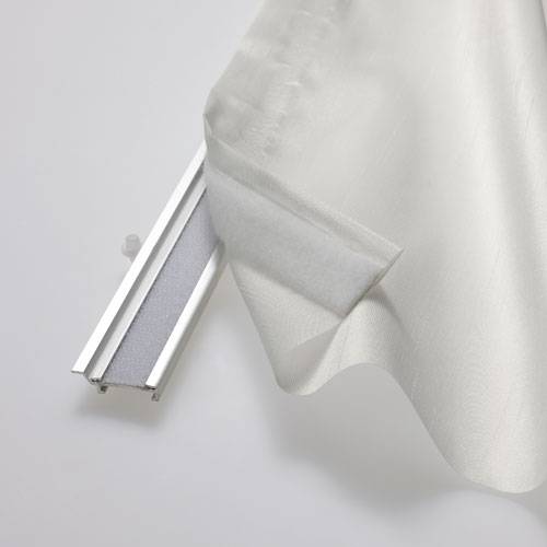 Flächenvorhang Linien - Lila-Grün