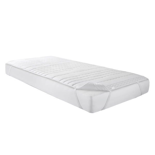 Matratzen-Topper Basic - Polyester/Polyetherschaum/Baumwolle - Weiß - 100x200 cm
