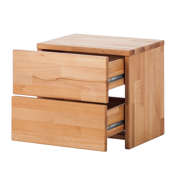 Nachtkommode WOOD II - Kernbuche massiv - geölt