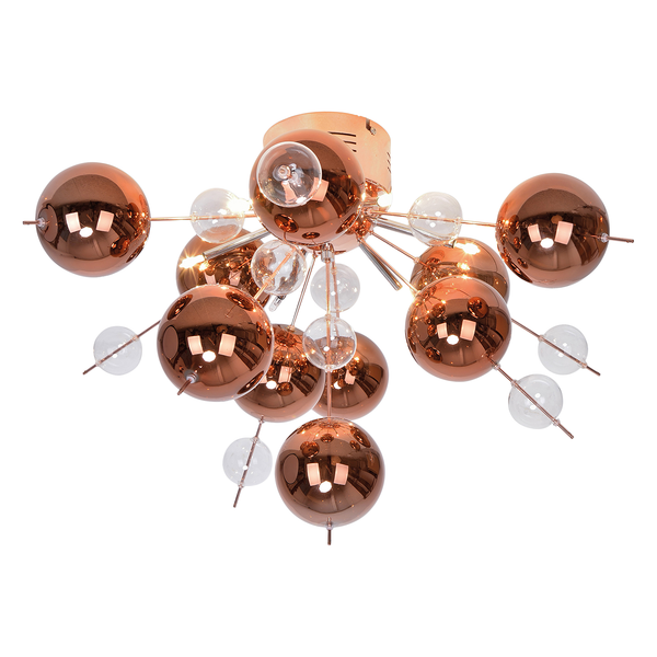 Deckenleuchte Explosion - Stahl / Glas - 6-flammig