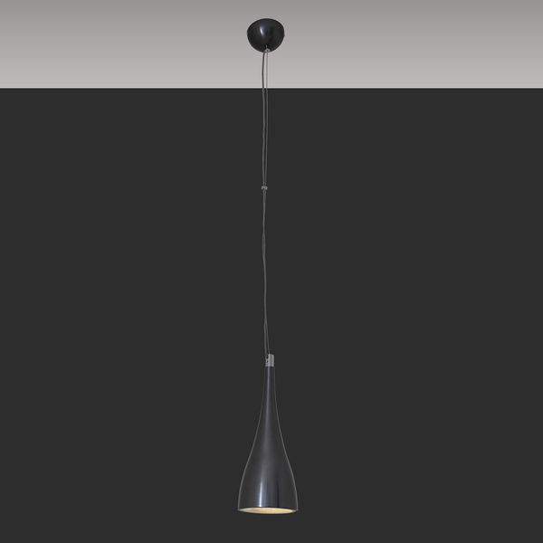 LED-Pendelleuchte Lima Shine - Metall - 1-flammig - Anthrazit