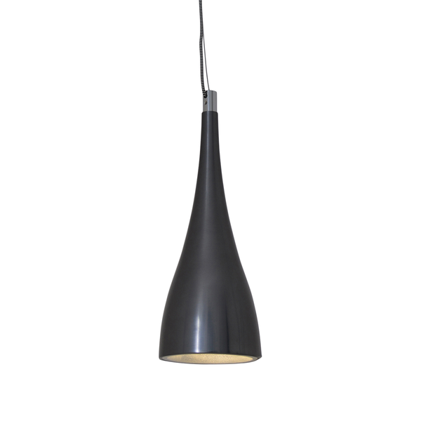 LED-Pendelleuchte Lima Shine - Metall - 1-flammig - Anthrazit