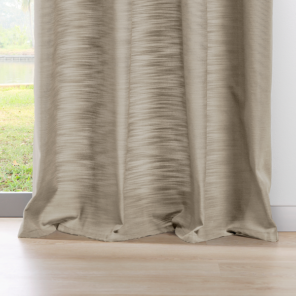 Ösenschal Balance - Polyester - Beige - 135 x 245 cm