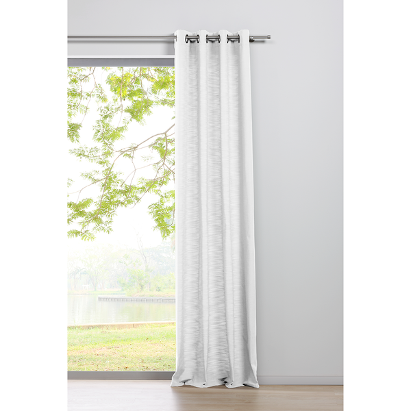 Ösenschal Balance - Polyester - Weiß - 135 x 245 cm