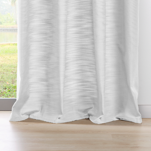 Ösenschal Balance - Polyester - Weiß - 135 x 245 cm