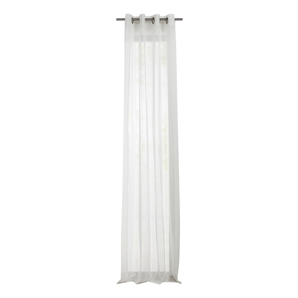 Ösenschal Pure - Polyester - Weiß - 135 x 245 cm