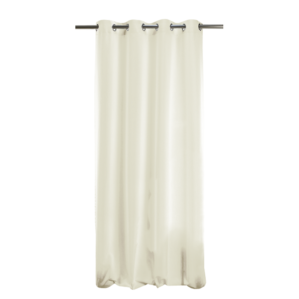 Samtvorhang Topas - Webstoff - Creme