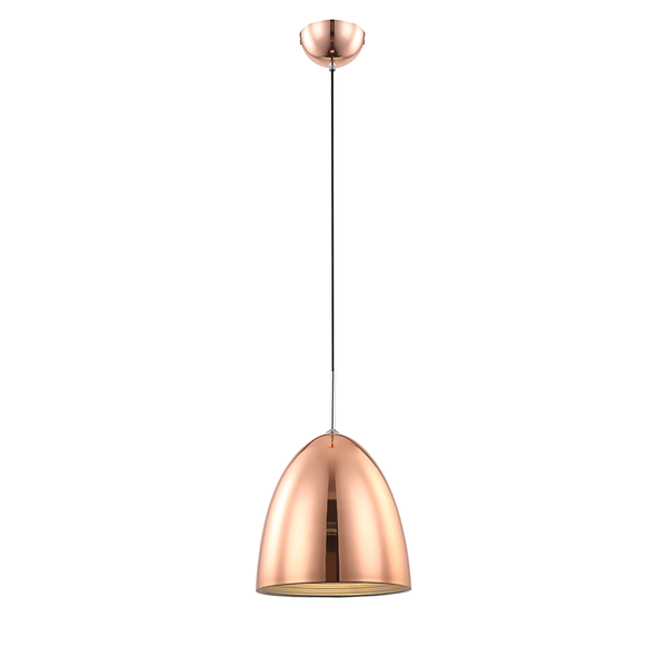 Pendelleuchte Jackson - Aluminium - 1-flammig - Kupfer