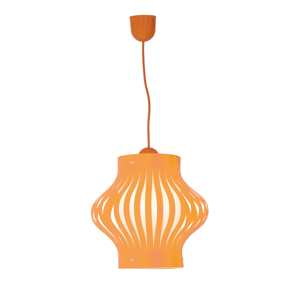 Pendelleuchte - Kunststoff - Orange - 1-flammig
