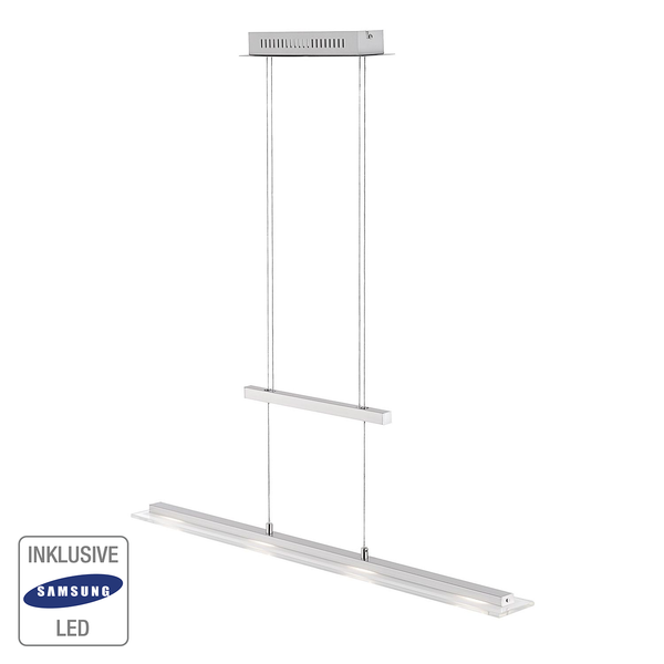 Pendelleuchte Lilli - Nickel/Chrom - Silber - 4-flammig