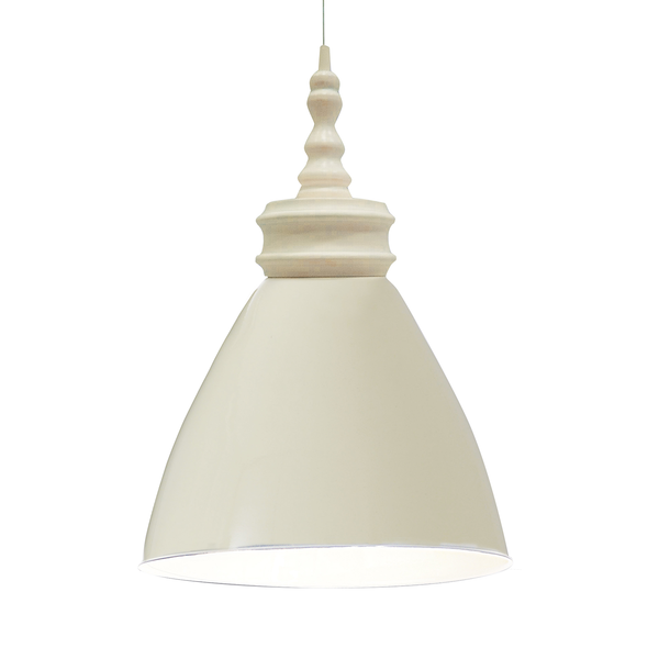Pendelleuchte Pinhead by Näve - Metall - Beige - 1-flammig