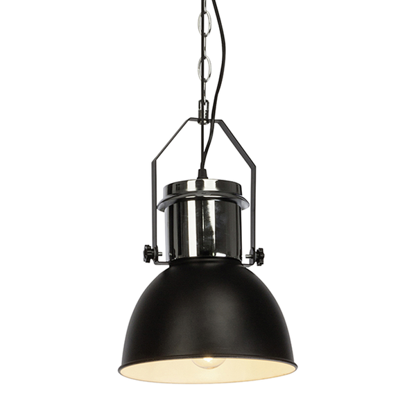 Pendelleuchte Salford - Metall - 1-flammig - Chrom