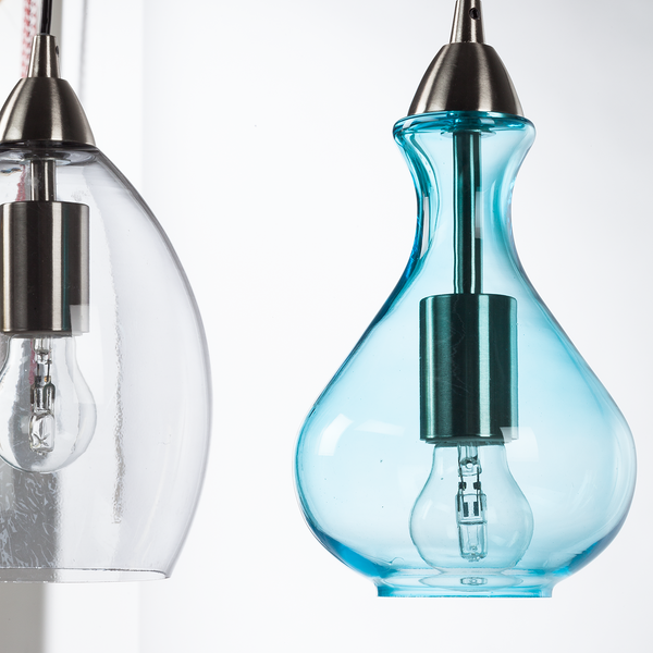 Pendelleuchte Cambo - Glas / Eisen - 4-flammig