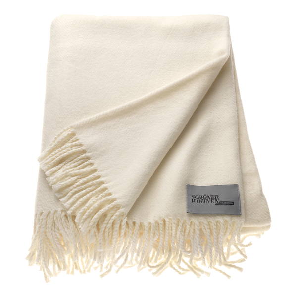 Plaid Basics - Mischgewebe - Creme