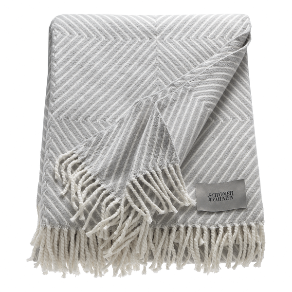 Plaid Tebas - Webstoff - Hellgrau