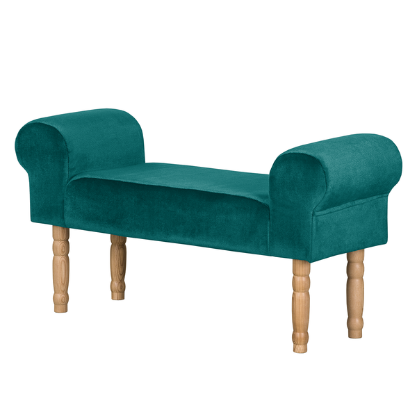 Polsterbank Banquette Samt - Türkis
