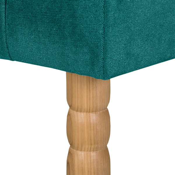 Polsterbank Banquette Samt - Türkis
