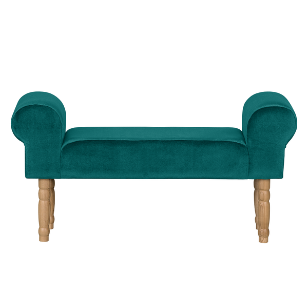Polsterbank Banquette Samt - Türkis