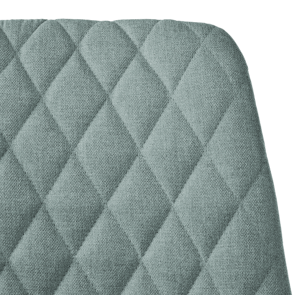 Polsterstuhl FARELAS - Webstoff / Buche massiv - Webstoff Cors: Mintgrau - 2er Set