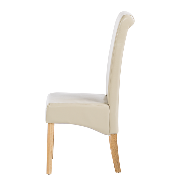 Polsterstuhl Nello I - Creme - 2er Set
