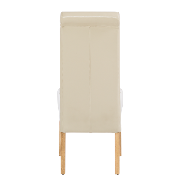 Polsterstuhl Nello I - Creme - 2er Set