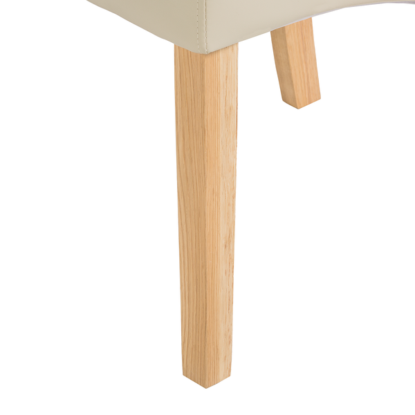 Polsterstuhl Nello I - Creme - 2er Set