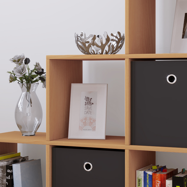 Stufenregal Nitas - Braun - Buche - 108 x 105 x 29 cm