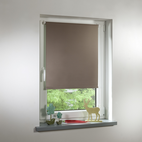 Thermo-Rollo Spotswood VI - Webstoff - Taupe - 45 x 150 cm