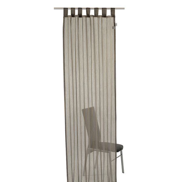 Schlaufenschal T-Pinstripes - Schwarz