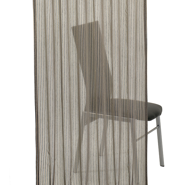 Schlaufenschal T-Pinstripes - Schwarz
