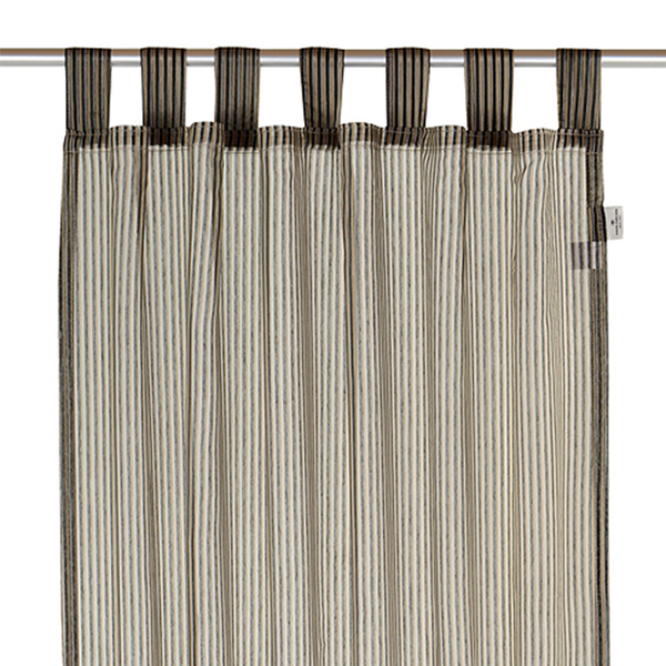 Schlaufenschal T-Pinstripes - Schwarz
