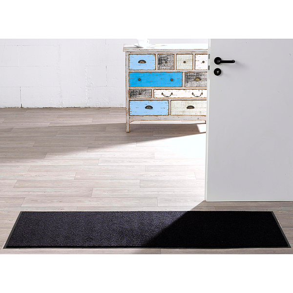 Schmutzfang-Fußmatte Wash & Clean - Schwarz - 60 x 90 cm