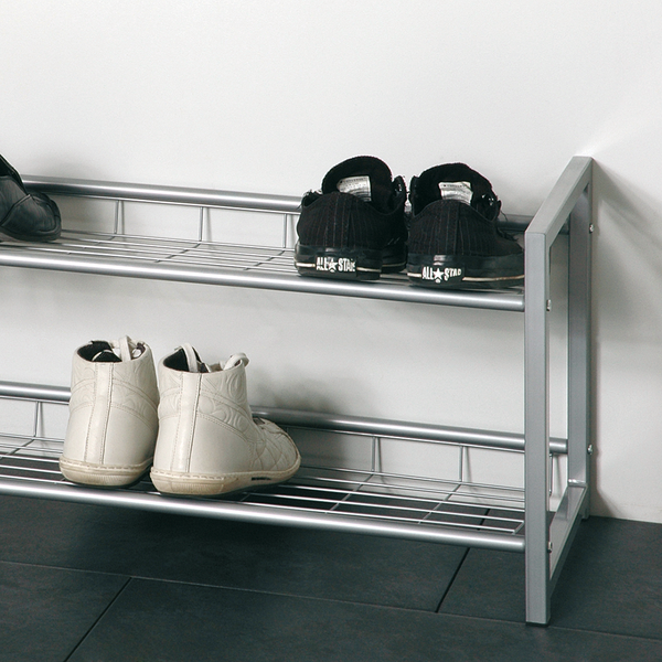 Schuhregal Kelowna I - Alufarben