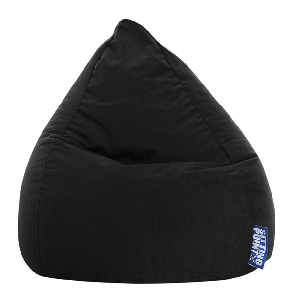 Sitzsack Easy L - Microfaser - Schwarz
