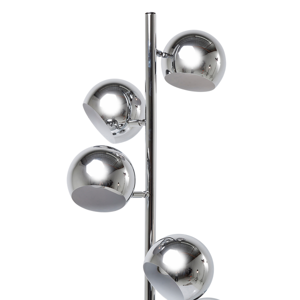 Stehleuchte Calotta Chrome - Stahl - 5-flammig
