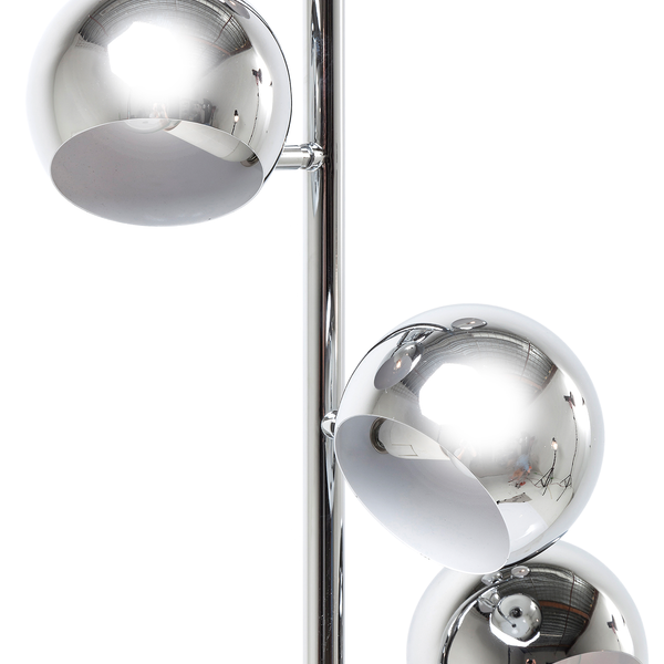 Stehleuchte Calotta Chrome - Stahl - 5-flammig