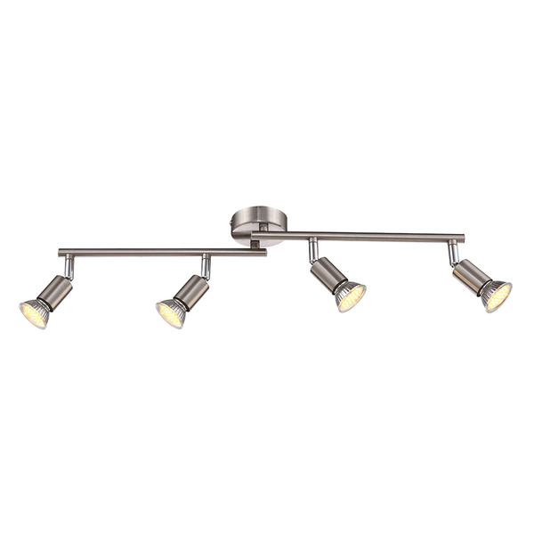 Strahler Matrix I - Metall - Silber - 4-flammig