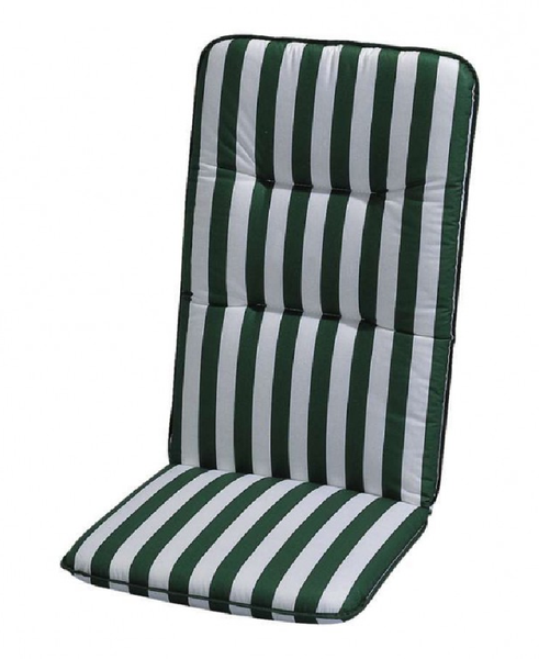 Auflage Basic Line - Grün-Weiß gestreift - Niederlehner - 100 x 50 cm