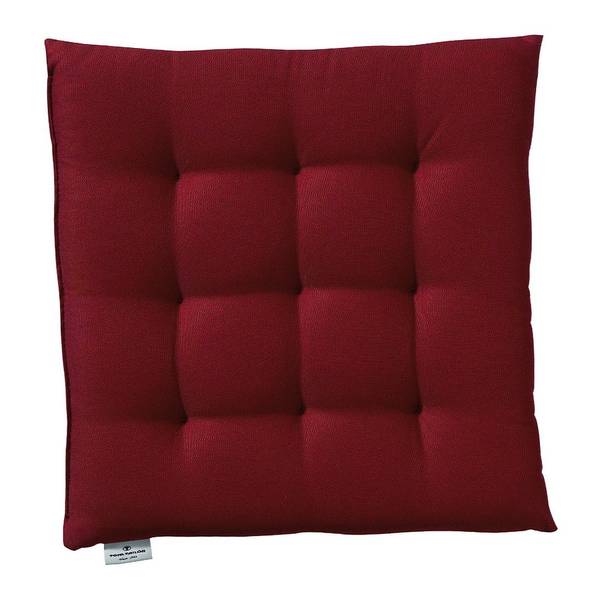 Sitzkissen T-Dove - 40x40cm - Dunkelrot - Dunkelrot