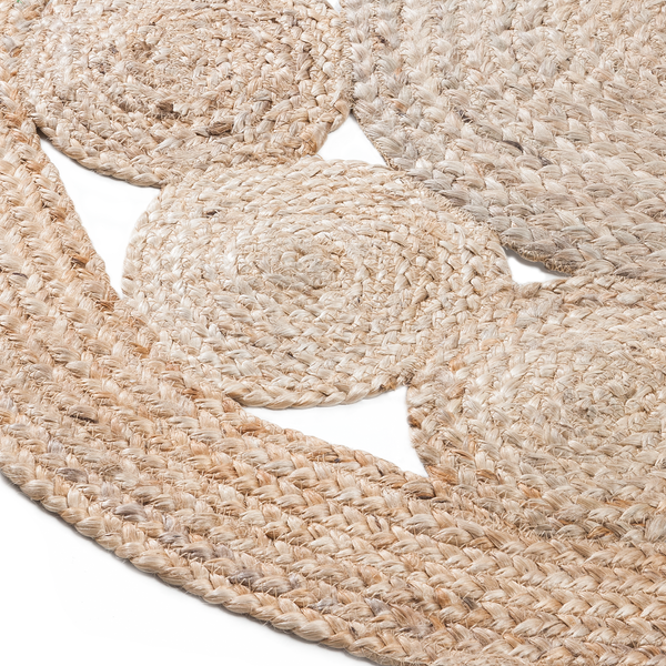 Juteteppich Chieko (handgefertigt) - Jute - 90 cm