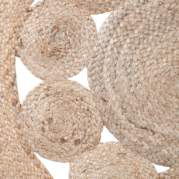 Juteteppich Chieko (handgefertigt) - Jute - 90 cm