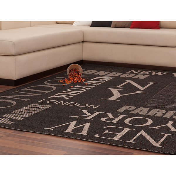 Finca 511 - Grau - 100% Polypropylen - 80 x 150 cm