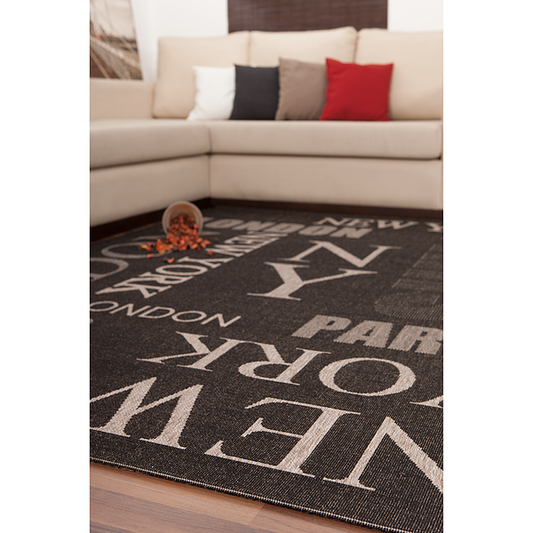 Finca 511 - Grau - 100% Polypropylen - 80 x 150 cm